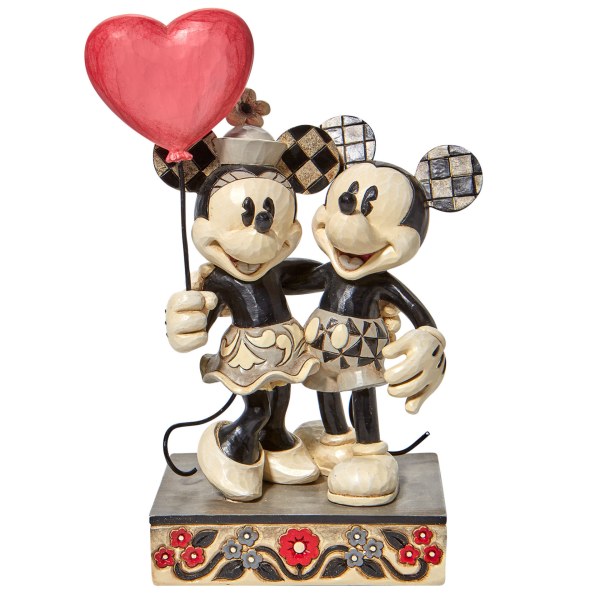 MICKEY & MINNIE BALLON CŒUR- DISNEY TRADITIONS