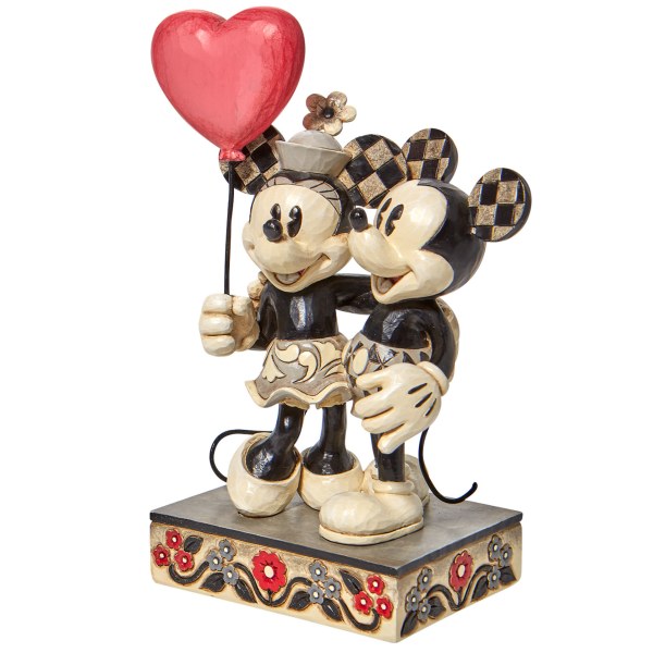 MICKEY & MINNIE BALLON CŒUR- DISNEY TRADITIONS