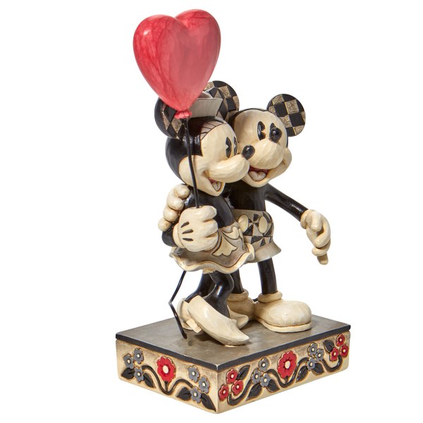 MICKEY & MINNIE BALLON CŒUR- DISNEY TRADITIONS