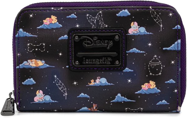 PORTEFEUILLE PERSONNAGES CLASSIQUES & NUAGES - DISNEY LOUNGEFLY