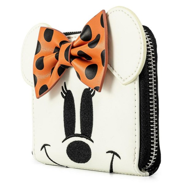 PORTEFEUILLE MINNIE FANTOME ( BRILLE DANS LE NOIR ) - DISNEY LOUNGEFLY