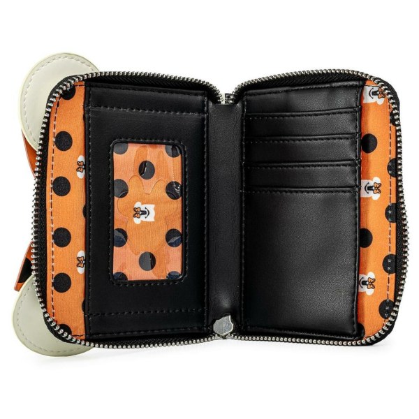 PORTEFEUILLE MINNIE FANTOME ( BRILLE DANS LE NOIR ) - DISNEY LOUNGEFLY
