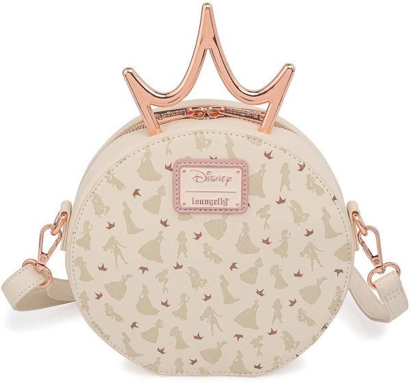 SAC BANDOULIÈRE PRINCESSES DISNEY ( COURONNE EN MÉTAL ) - DISNEY LOUNGEFLY