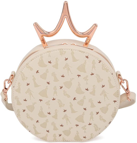 SAC BANDOULIÈRE PRINCESSES DISNEY ( COURONNE EN MÉTAL ) - DISNEY LOUNGEFLY