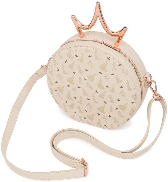 SAC BANDOULIÈRE PRINCESSES DISNEY ( COURONNE EN MÉTAL ) - DISNEY LOUNGEFLY