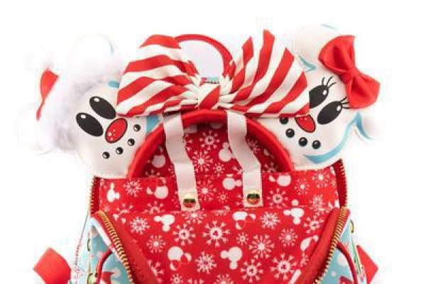 MINI SAC À DOS ET SERRE TÊTE MICKEY & MINNIE BONHOMMES DE NEIGE - DISNEY LOUNGEFLY