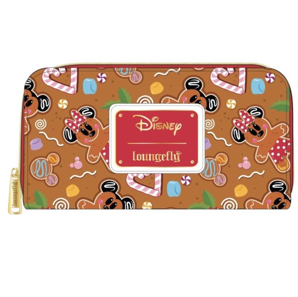 PORTEFEUILLE MICKEY & MINNIE PAIN D'ÉPICE - DISNEY LOUNGEFLY