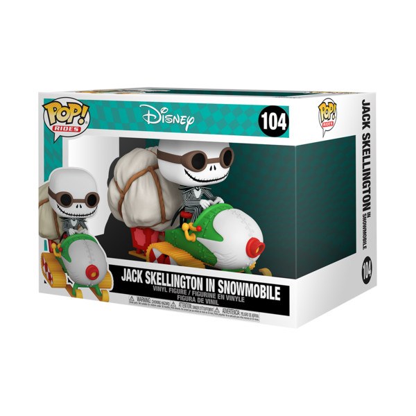 FUNKO POP RIDES! 104 - L'ÉTRANGE NOËL DE MONSIEUR JACK - JACK EN SNOWMOBILE