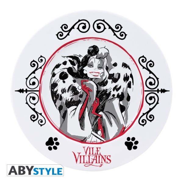 SET DE 4 ASSIETTES DISNEY VILAINS - DISNEY