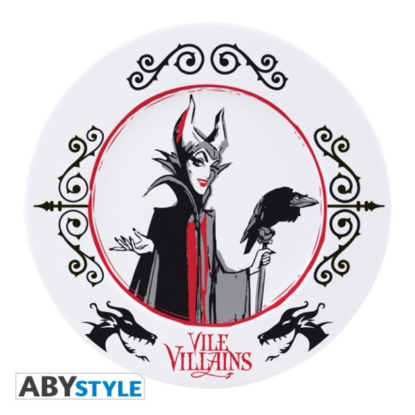 SET DE 4 ASSIETTES DISNEY VILAINS - DISNEY