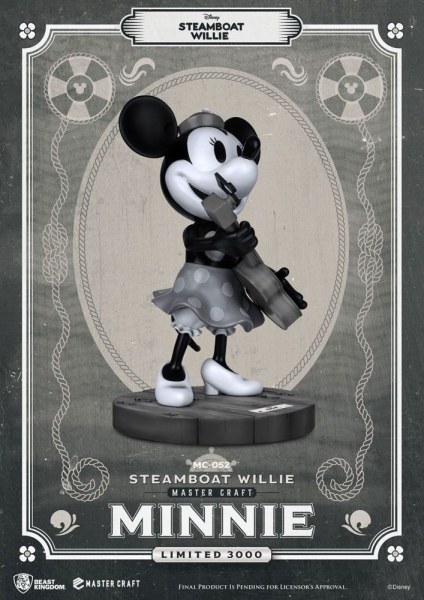 STEAMBOAT WILLIE MINNIE - DISNEY MASTERCRAFT