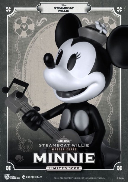 STEAMBOAT WILLIE MINNIE - DISNEY MASTERCRAFT