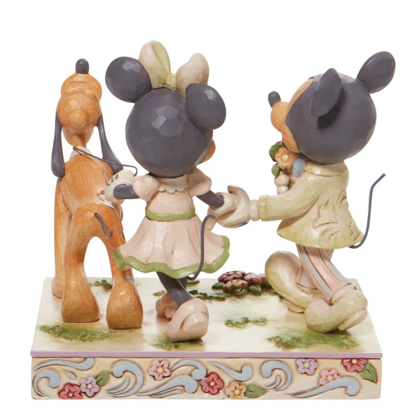 MICKEY, MINNIE ET PLUTO WHITE WOODLAND - DISNEY TRADITIONS