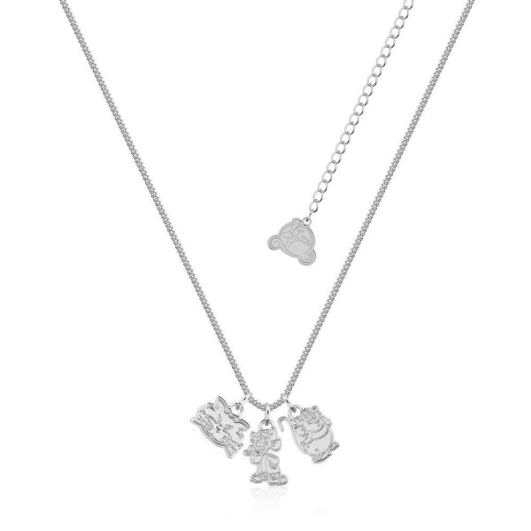 COLLIER CHARMS JAQ, GUS & LUCIFER - DISNEY