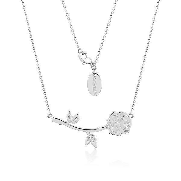 COLLIER ROSE LA BELLE ET LA BÊTE - DISNEY