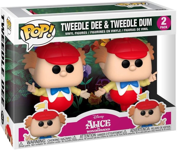 FUNKO POP! 2PK - DISNEY ALICE AUX PAYS DES MERVEILLES - TWEEDLE DEE & TWEEDLE DUM