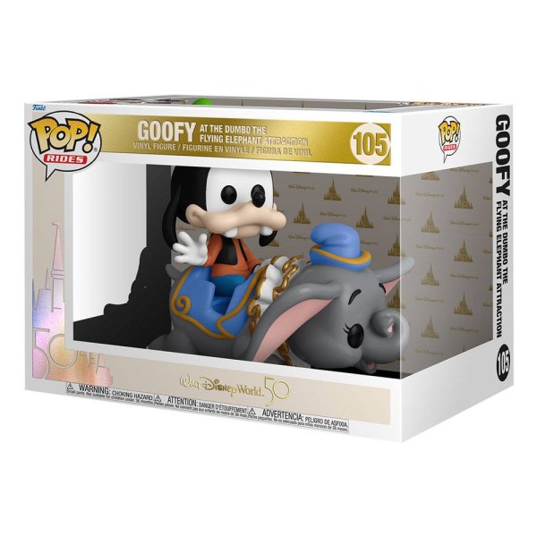 FUNKO POP! RIDES 105 DISNEY WORLD 50ÈME ANNIVERSAIRE - DUMBO & DINGO