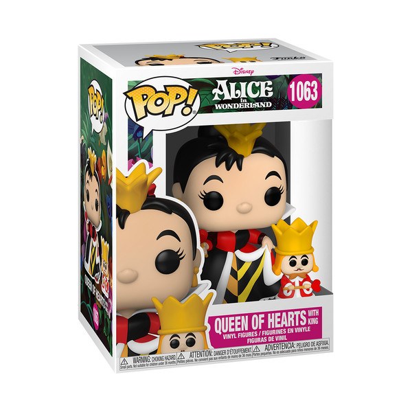 FUNKO POP! 1063 DISNEY ALICE AU PAYS DES MERVEILLES - REINE DE COEUR ET ROI DE COEUR
