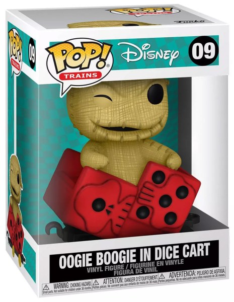 FUNKO POP! 09 - L'ÉTRANGE NOËL DE MONSIEUR JACK - OOGIE BOOGIE DANS LE CHARIOT DÉS