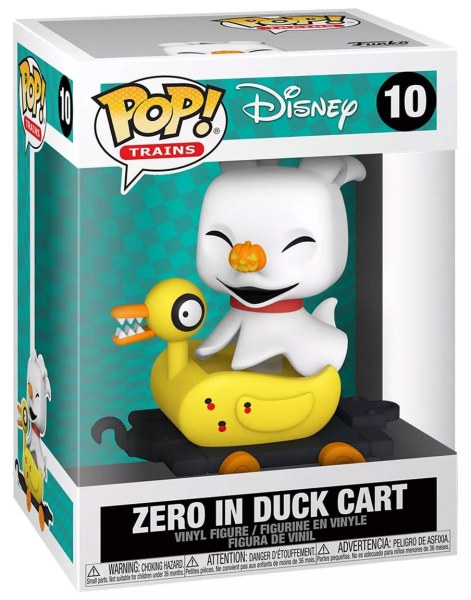 FUNKO POP! 10 - L'ÉTRANGE NOËL DE MONSIEUR JACK - ZÉRO DANS LE CHARIOT CANARD