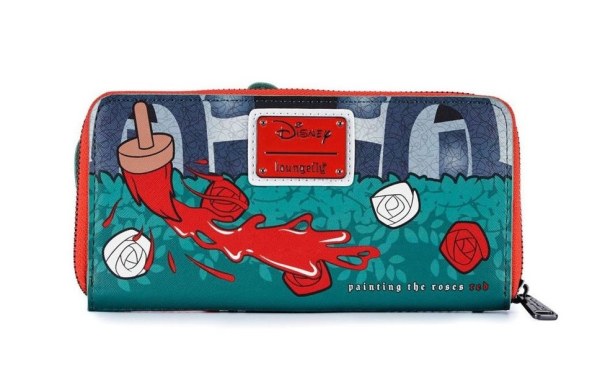 PORTEFEUILLE VILAINS SCENE REINE DE COEUR - DISNEY LOUNGEFLY