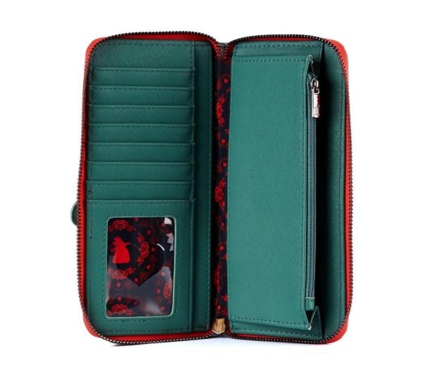 PORTEFEUILLE VILAINS SCENE REINE DE COEUR - DISNEY LOUNGEFLY