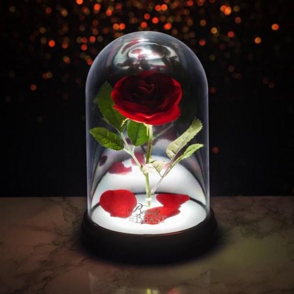 LAMPE ROSE ENCHANTÉE - DISNEY LA BELLE ET LA BÊTE