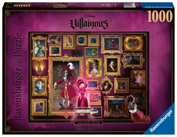 PUZZLE CAPITAINE CROCHET ( 1000 PIÈCES ) - DISNEY