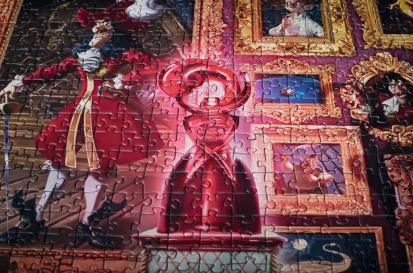 PUZZLE CAPITAINE CROCHET ( 1000 PIÈCES ) - DISNEY