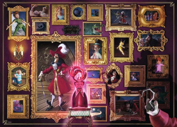 PUZZLE CAPITAINE CROCHET ( 1000 PIÈCES ) - DISNEY