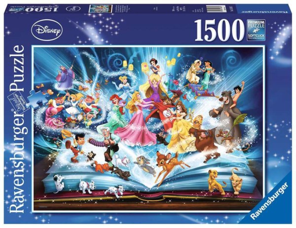 PUZZLE LE LIVRE MAGIQUE DES CONTES ( 1500 PIÈCES ) - DISNEY