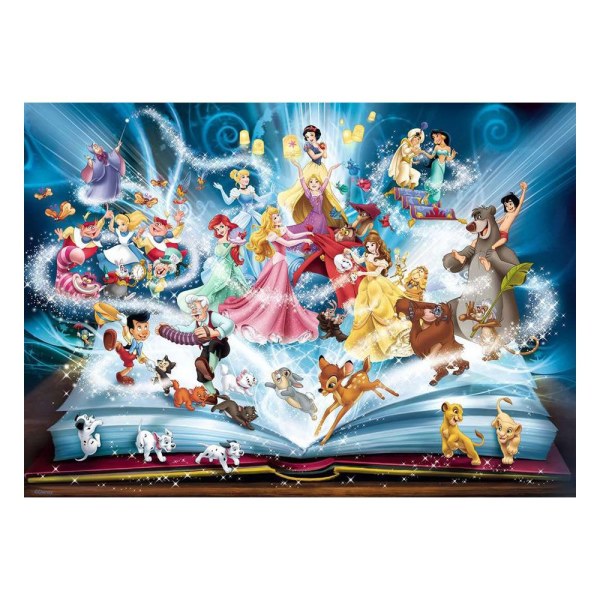 PUZZLE LE LIVRE MAGIQUE DES CONTES ( 1500 PIÈCES ) - DISNEY