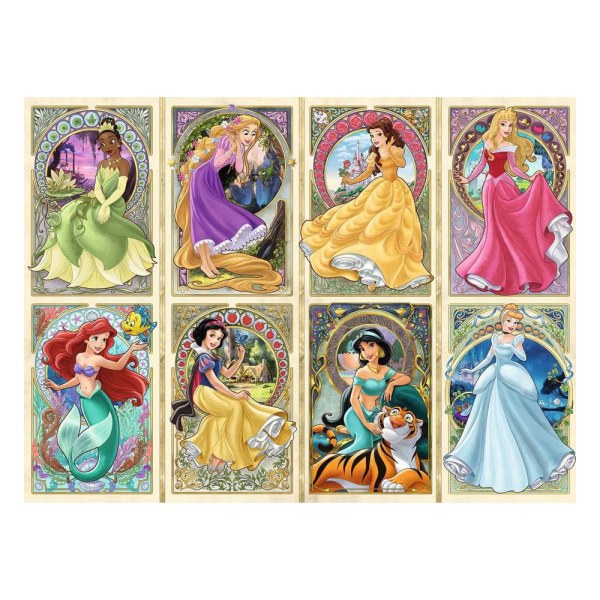 PUZZLE COLLECTOR'S EDITION PRINCESSES ART NOUVEAU ( 1000 PIÈCES ) - DISNEY