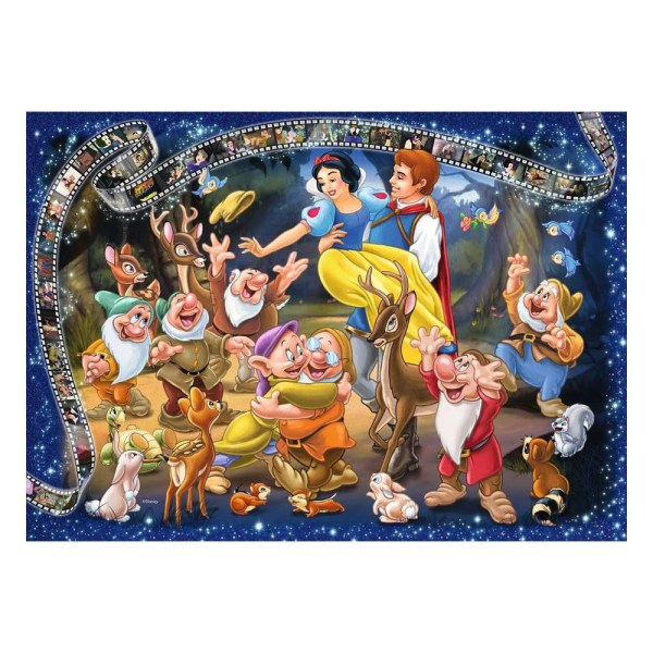 PUZZLE COLLECTOR'S EDITION BLANCHE NEIGE ET LES 7 NAINS  ( 1000 PIÈCES ) - DISNEY