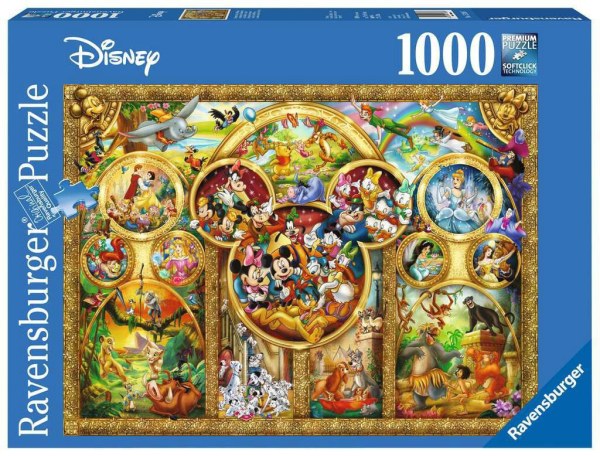 PUZZLE LES PLUS BEAUX THEMES ( 1000 PIÈCES ) - DISNEY