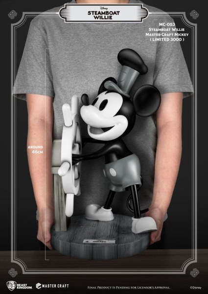 STEAMBOAT WILLIE MICKEY - DISNEY MASTERCRAFT