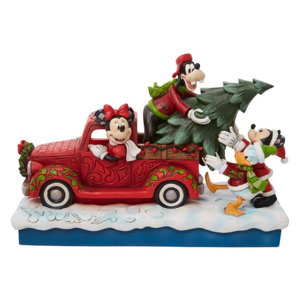 MICKEY ET SES AMIS CHARGENT LE SAPIN DE NOËL DANS UN CAMION ROUGE - DISNEY TRADITIONS