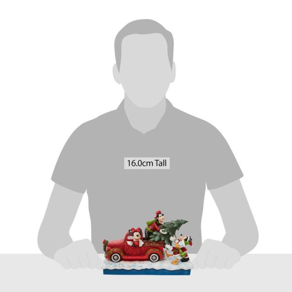 MICKEY ET SES AMIS CHARGENT LE SAPIN DE NOËL DANS UN CAMION ROUGE - DISNEY TRADITIONS