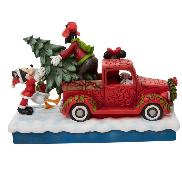 MICKEY ET SES AMIS CHARGENT LE SAPIN DE NOËL DANS UN CAMION ROUGE - DISNEY TRADITIONS