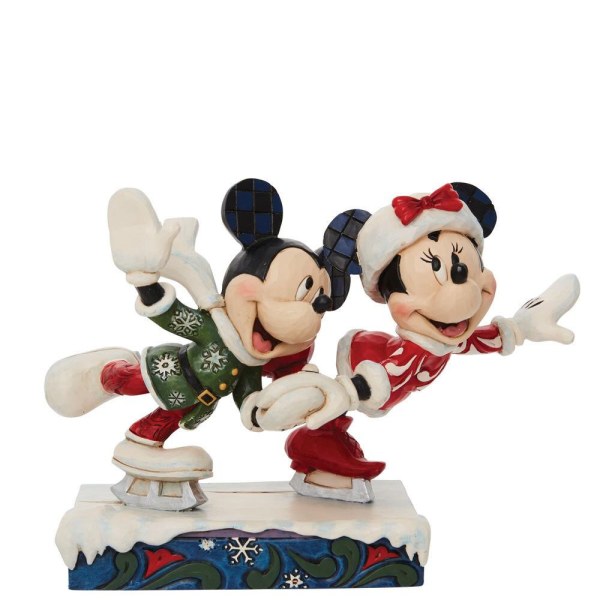 MICKEY & MINNIE FONT DU PATIN À GLACE - DISNEY TRADITIONS