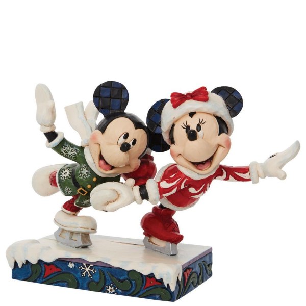 MICKEY & MINNIE FONT DU PATIN À GLACE - DISNEY TRADITIONS