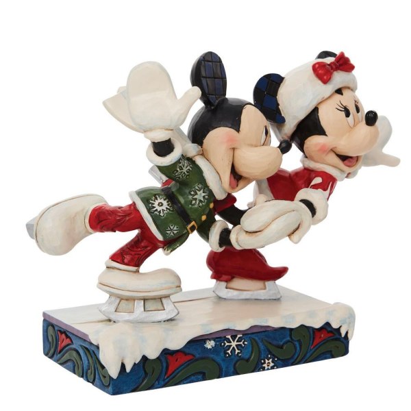 MICKEY & MINNIE FONT DU PATIN À GLACE - DISNEY TRADITIONS