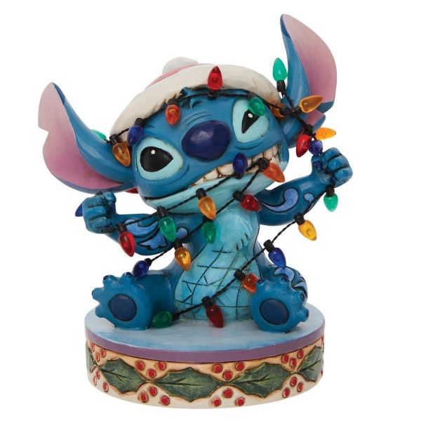 STITCH EMMÊLÉ DANS LA GUIRLANDE DE NOËL - DISNEY TRADITIONS