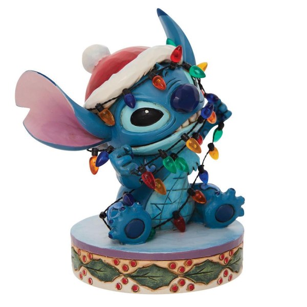 STITCH EMMÊLÉ DANS LA GUIRLANDE DE NOËL - DISNEY TRADITIONS