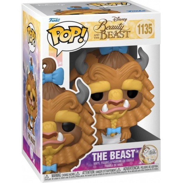 FUNKO POP! 1135 - DISNEY LA BELLE ET LA BÊTE - LA BÊTE AVEC LES CHEVEUX BOUCLÉS