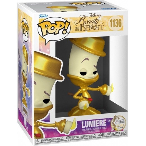 FUNKO POP! 1136 - DISNEY LA BELLE ET LA BÊTE - LUMIÈRE