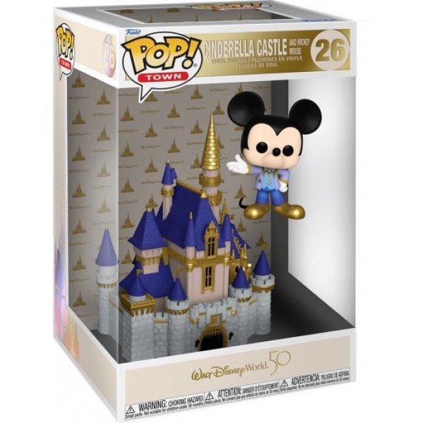 FUNKO POP! 26 - DISNEY WORLD 50ÈME ANNIVERSAIRE - CHATEAU DE CENDRILLON & MICKEY