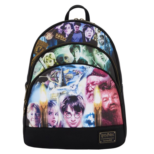 MINI SAC À DOS TRILOGY TRIPLE POCHE - HARRY POTTER LOUNGEFLY