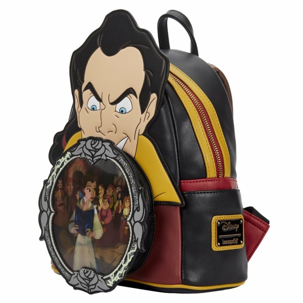 MINI SAC À DOS VILAINS SCENE GASTON - DISNEY LOUNGEFLY
