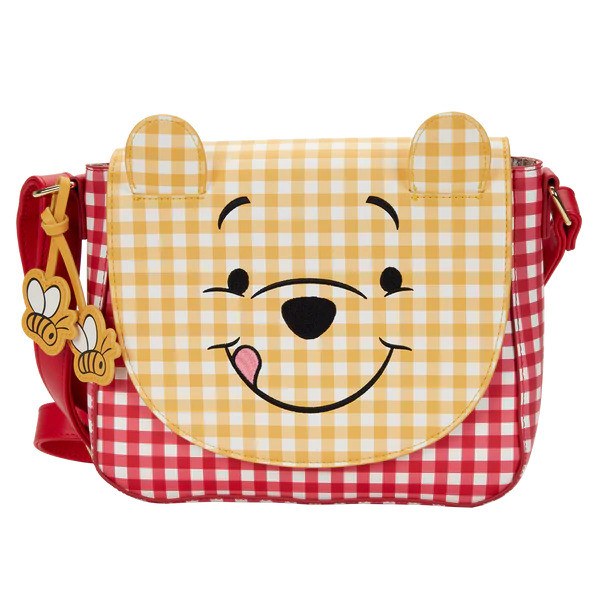 SAC BANDOULIÈRE WINNIE L'OURSON GINGHAM - DISNEY LOUNGEFLY
